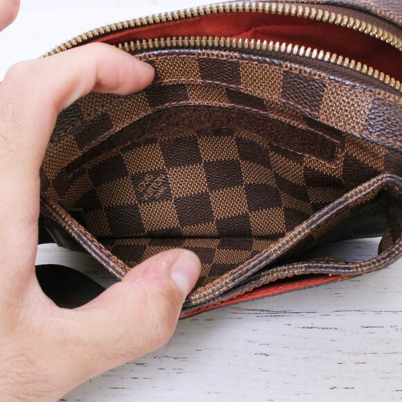 Louis Vuitton Geronimos Damier Ebene Sling Bumbag Waist Crossbody Pouch A5453 - Picture 6 of 10